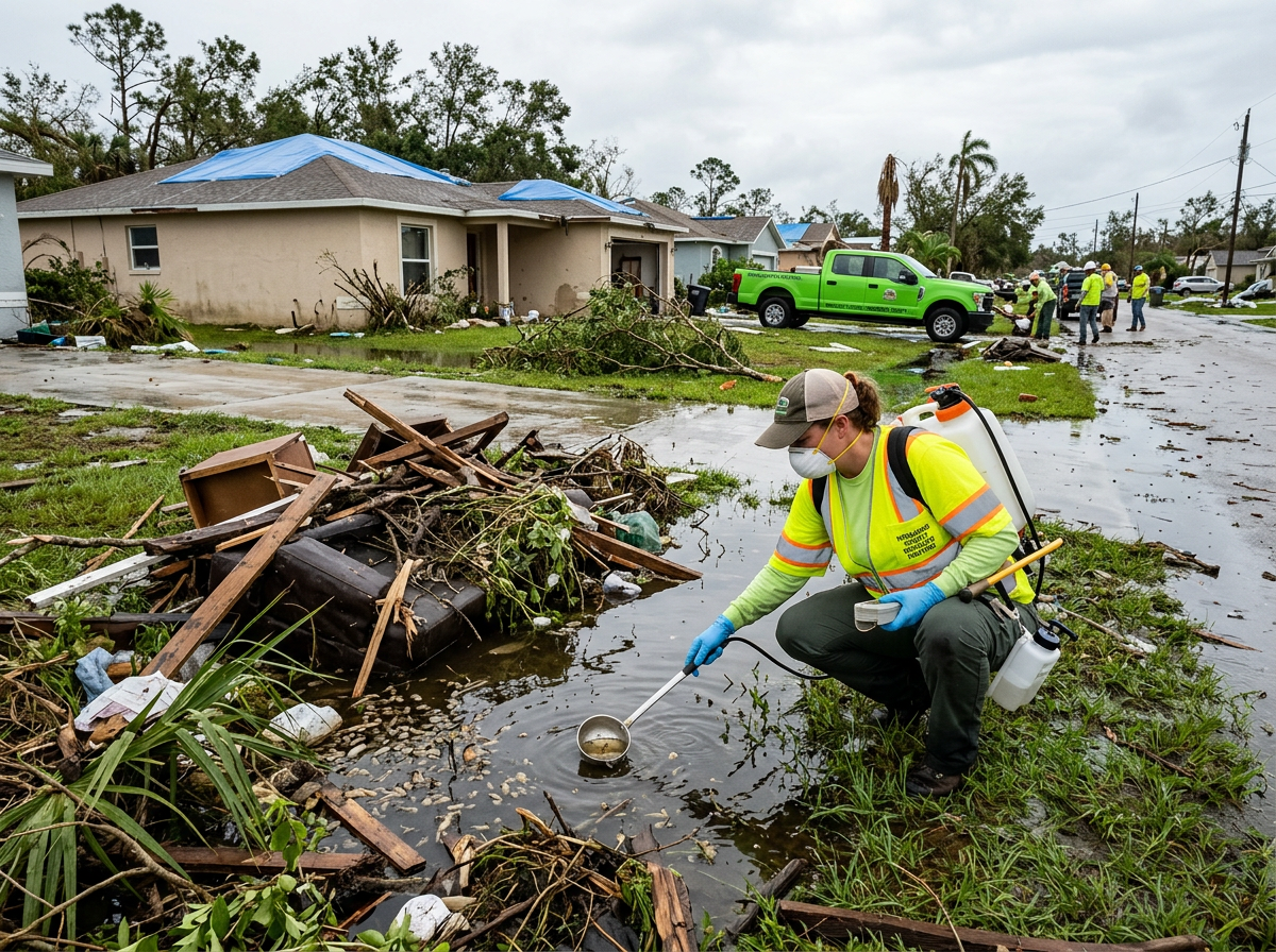 Mosquito Risks During Hurricane Recovery in Hernando County
