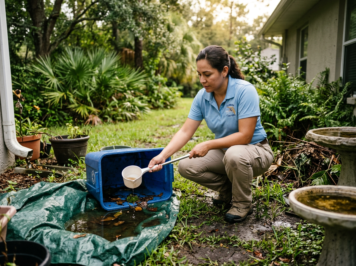 Spotting Mosquito Breeding Sites After Summer Storms